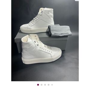 Zadig & Voltaire White High-Top Sneakers New!